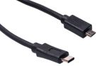 USB 2.0 Type C Male to USB 2.0 Micro Male Cable - 3 Foot