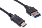 USB 3.0 Type C Male to USB 3.0 Type A Male Cable - 3 Foot